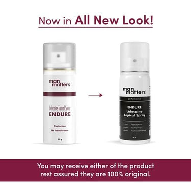 Man Matters Endure - Bottle of 20g Long Last Spray